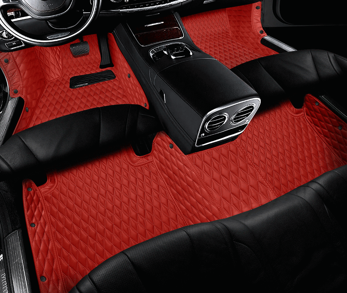 Single Layer Diamond Pattern Car Floor Mats