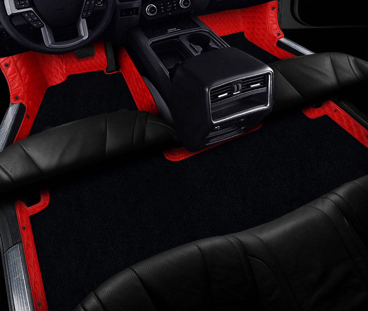 Double Layer Diamond Pattern Truck Floor Mats