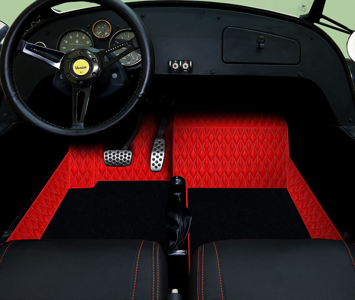 Double Layer Diamond Pattern Vanderhall Floor Mats