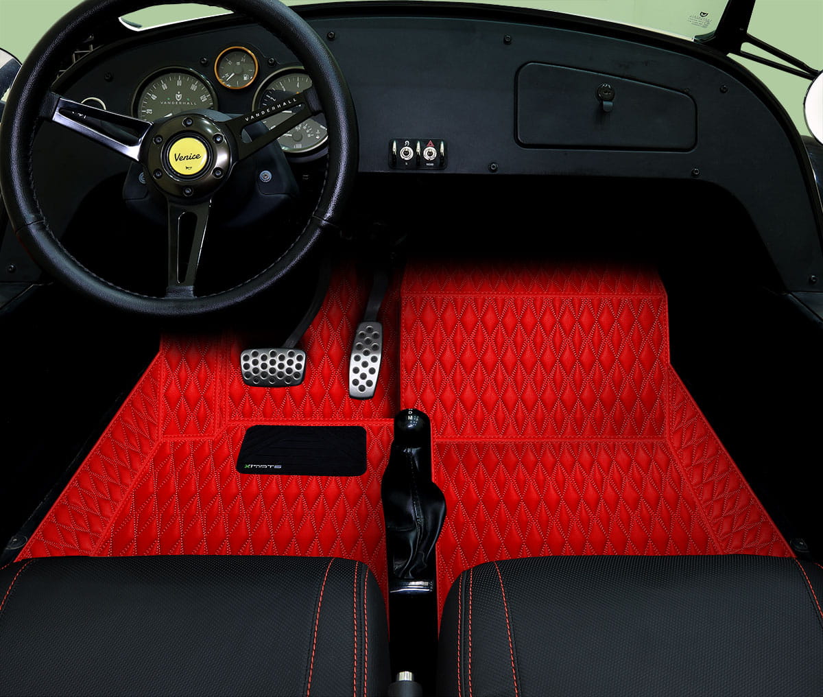 Single Layer Diamond Pattern Vanderhall Floor Mats