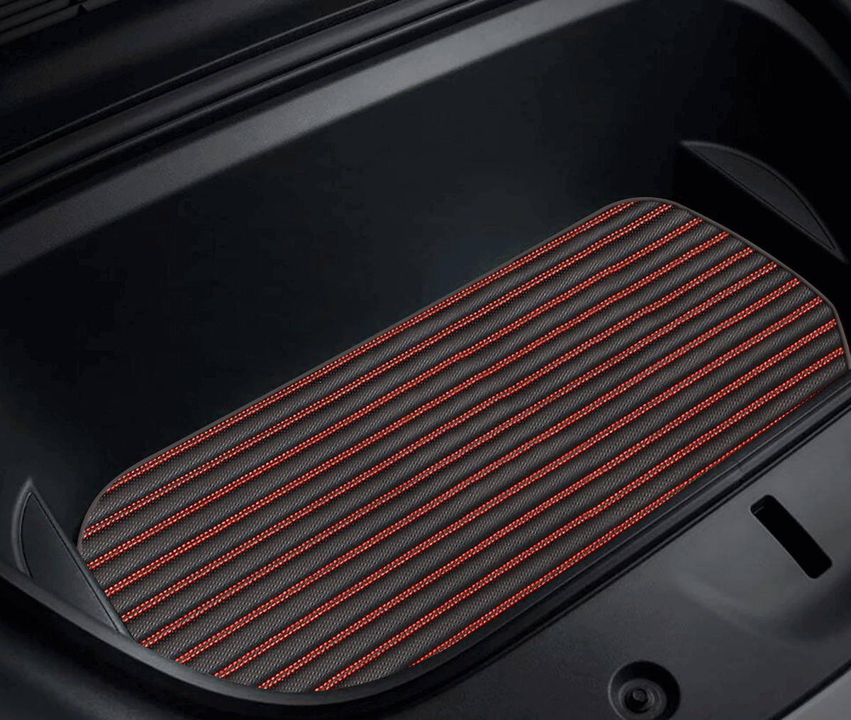 Carbon Frunk Car Mat
