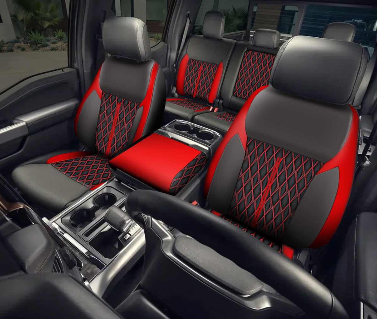 Signature Series Diamond Pattern Truck Seat Covers