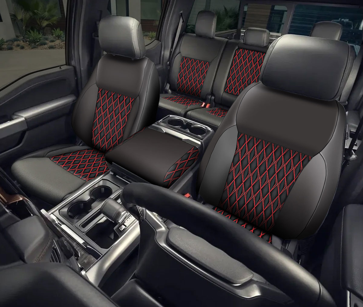 Ultra Series Diamond Pattern Truck Seat Covers